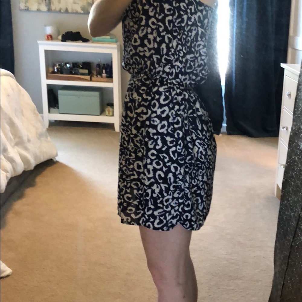 Aqua cheetah print racer back dress. NWT size m - Picture 3 of 6